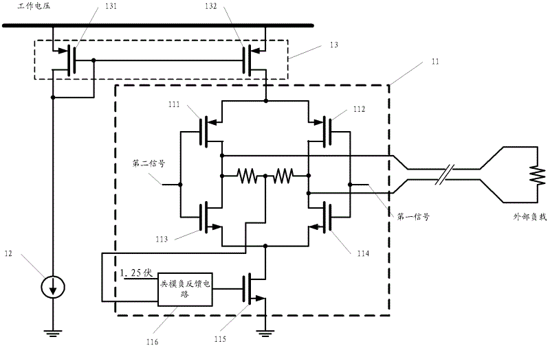 Low-voltage differential signaling transmitter