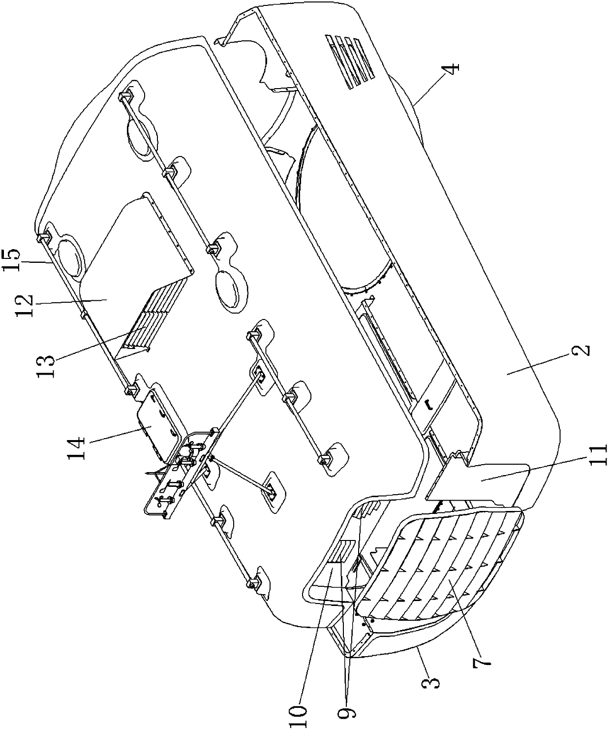 Nacelle cover of wind turbine and processing method thereof