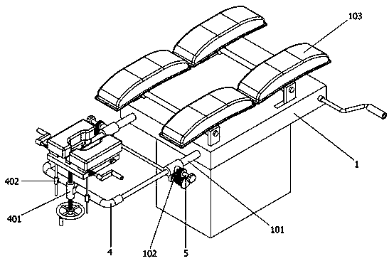 Spinal operation bracket device for neurosurgery