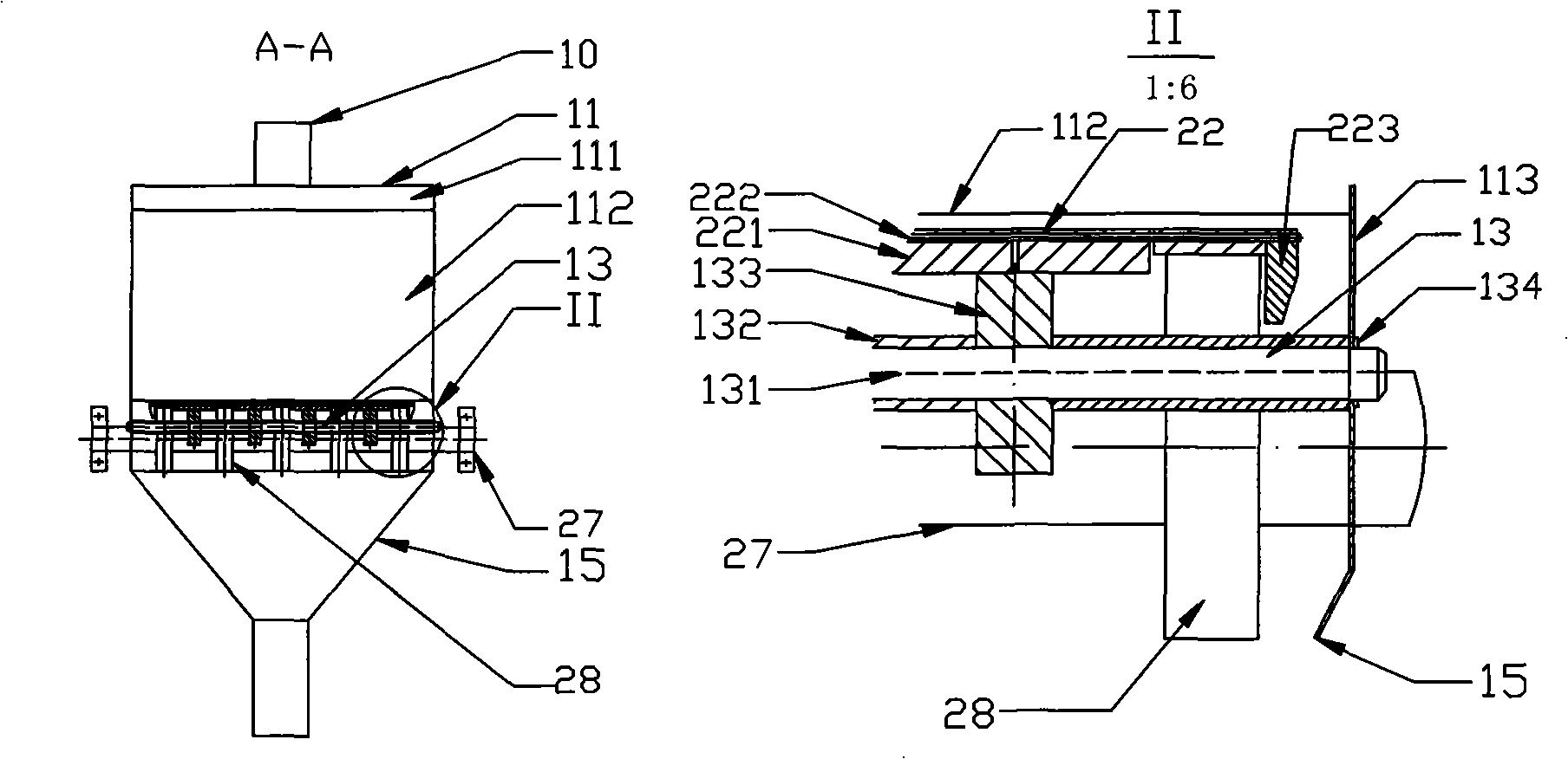 Method and device for recovering after heat of grates of drying grate