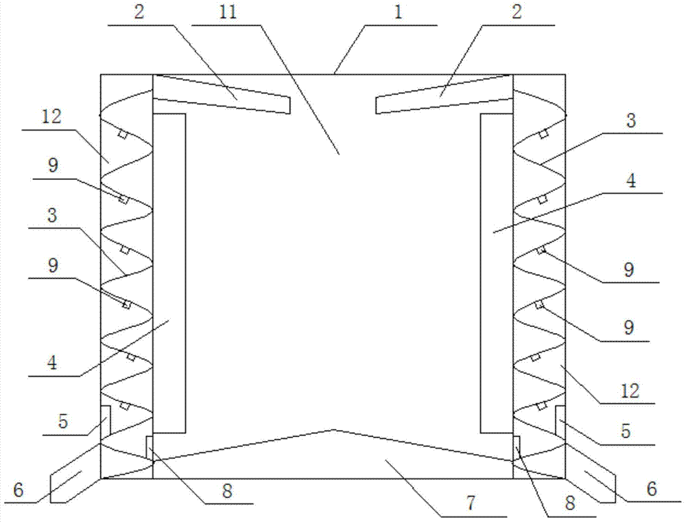 An electric heating drying oven with temperature monitoring