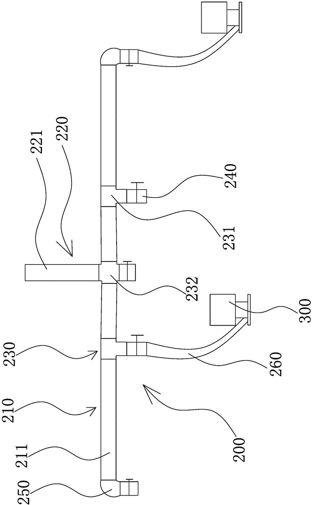 Suspended type foundation pit drainage system and using method thereof