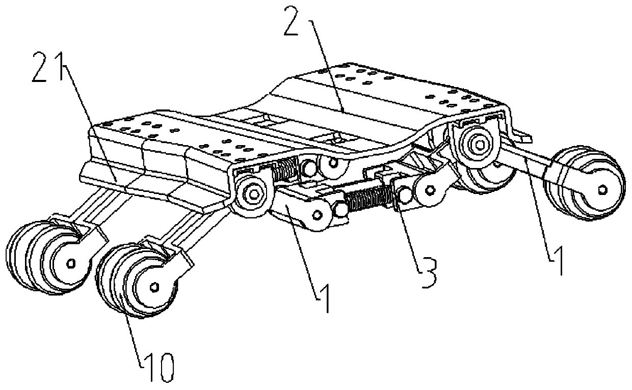 Flexible foot structure of biped robot