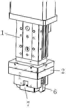 Lifting and closing device