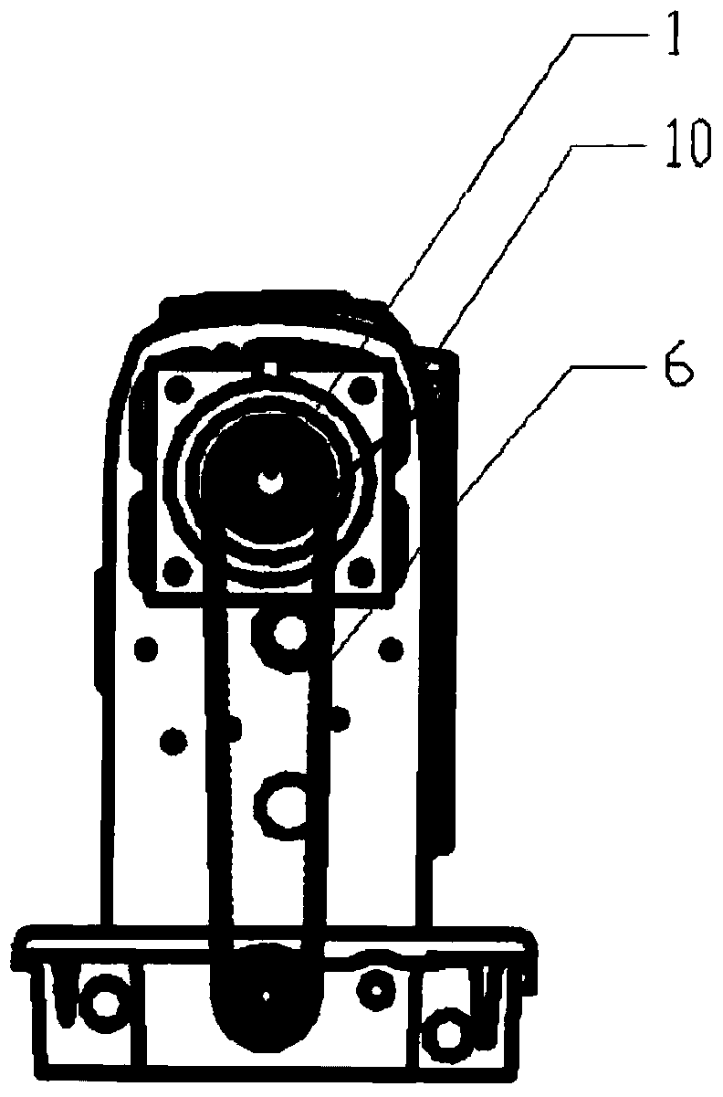 Component transmission gear of sewing machine