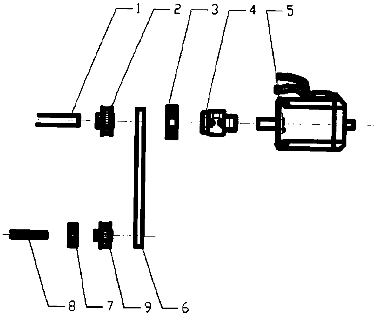 Component transmission gear of sewing machine