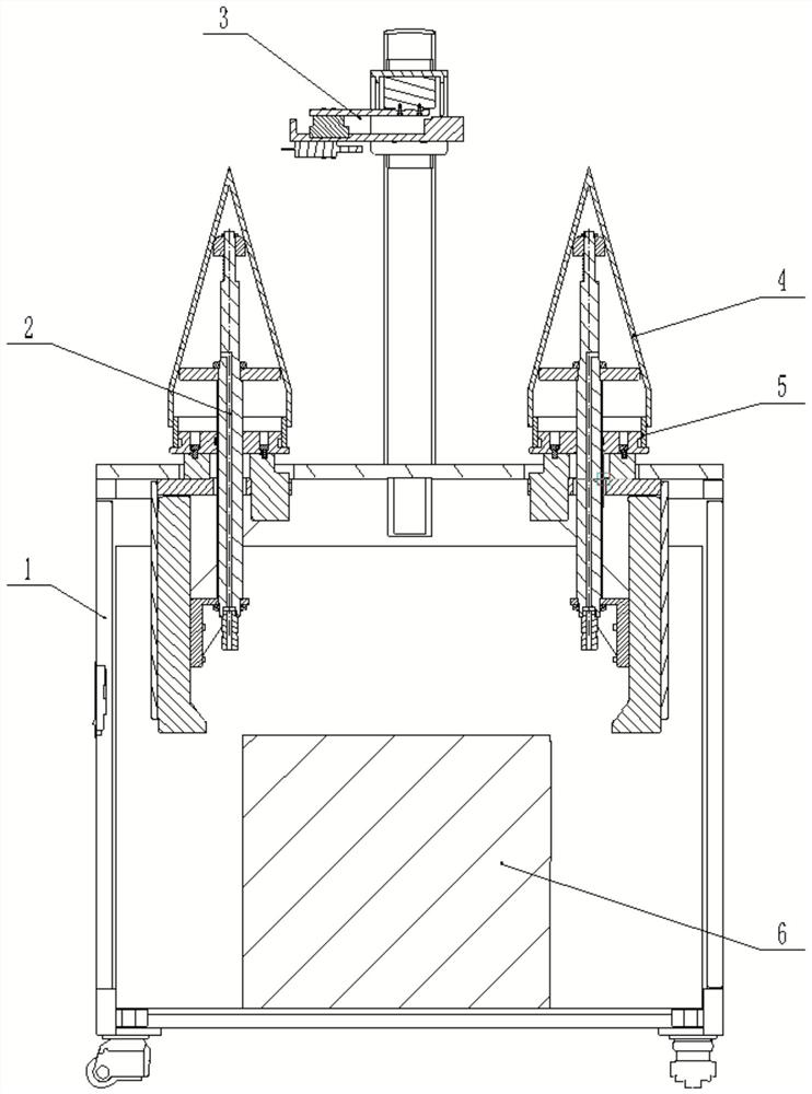A device for coaxial assembly and measurement of rotary parts