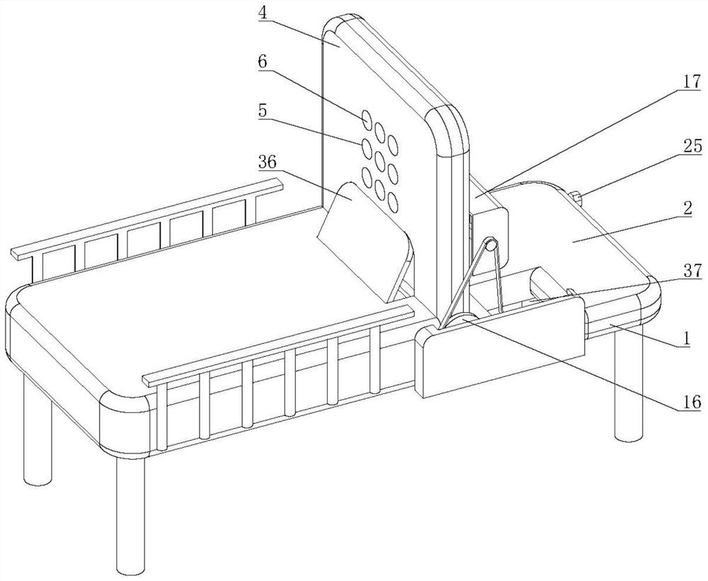 Back patting device for nursing bedridden patient