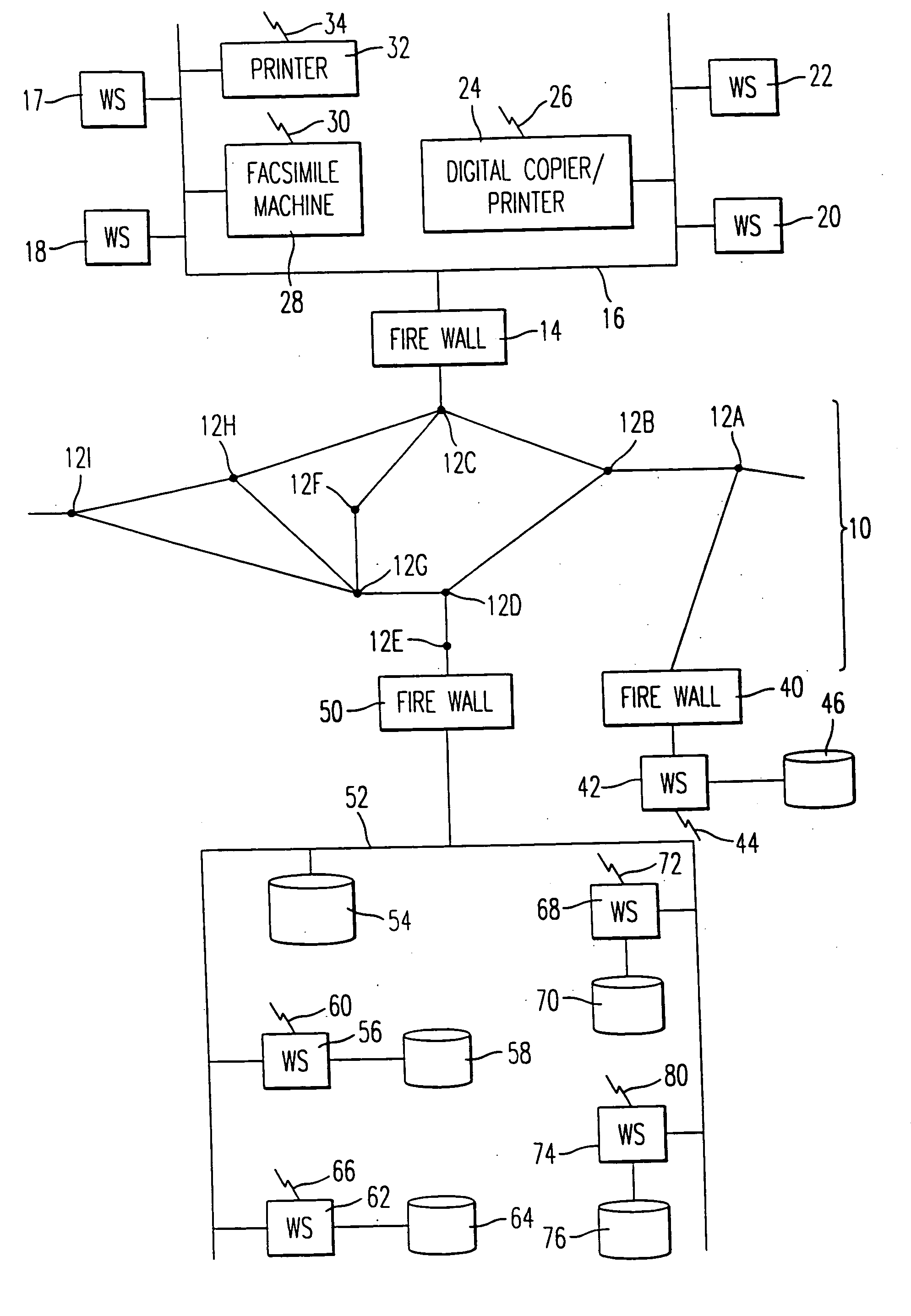 Method and system for diagnosis and control of machines using connection and connectionless modes of communication