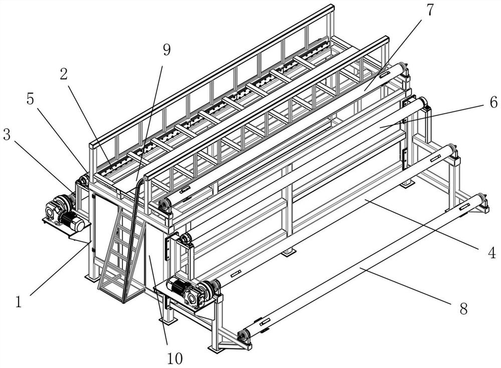 Geomembrane leakage detection equipment and detection method