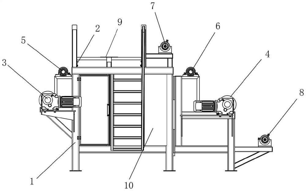 Geomembrane leakage detection equipment and detection method