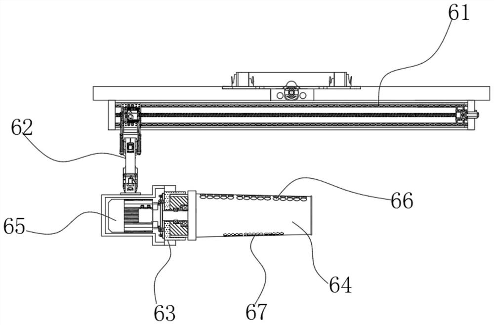 A two-way separation device for walnut shell kernel drum