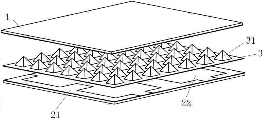 Pressure sensitive layer applied to piezoresistive pressure sensor and piezoresistive pressure sensor