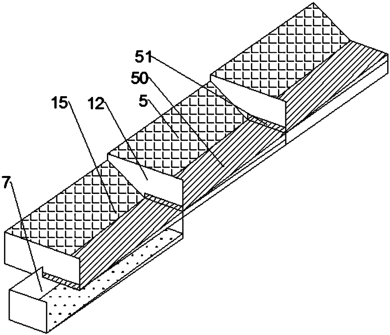 Mutton sheep breeding fence house capable of achieving automatic manure cleaning