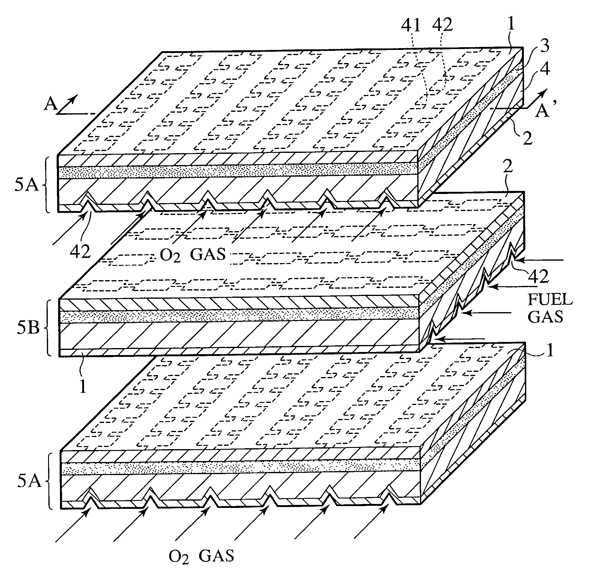 Solid oxide fuel cell stack and method of manufacturing the same