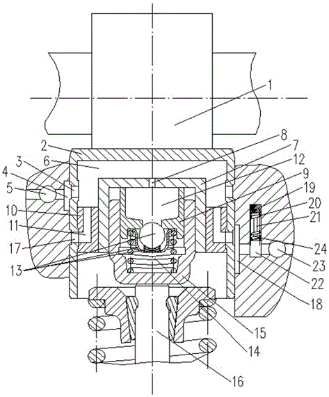A camshaft-based continuously variable valve lift electronically controlled hydraulic adjustment mechanism