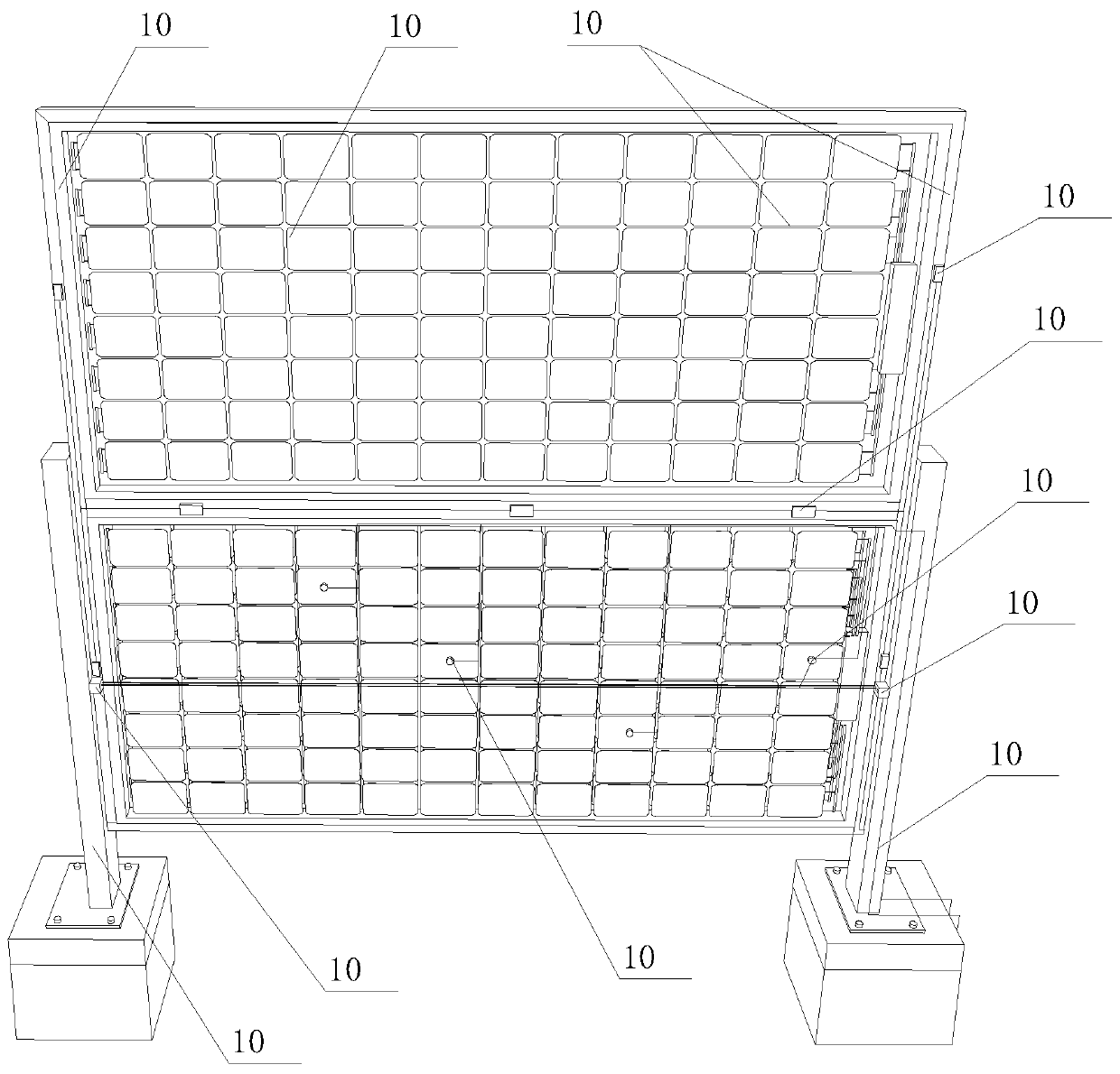 Verification method and device for vertical installation reliability of double-sided assembly