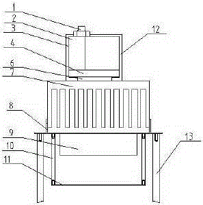 Multi-project grouped reagent cold storage device for clinical biochemical analysis instrument