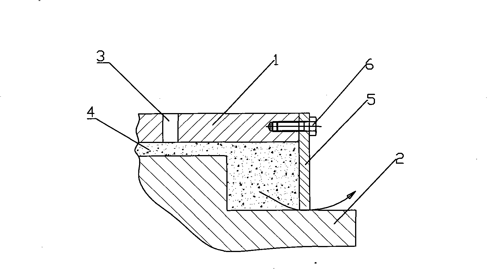 Leak stopping method and apparatus for special-shaped sealing surface under temperature and pressure
