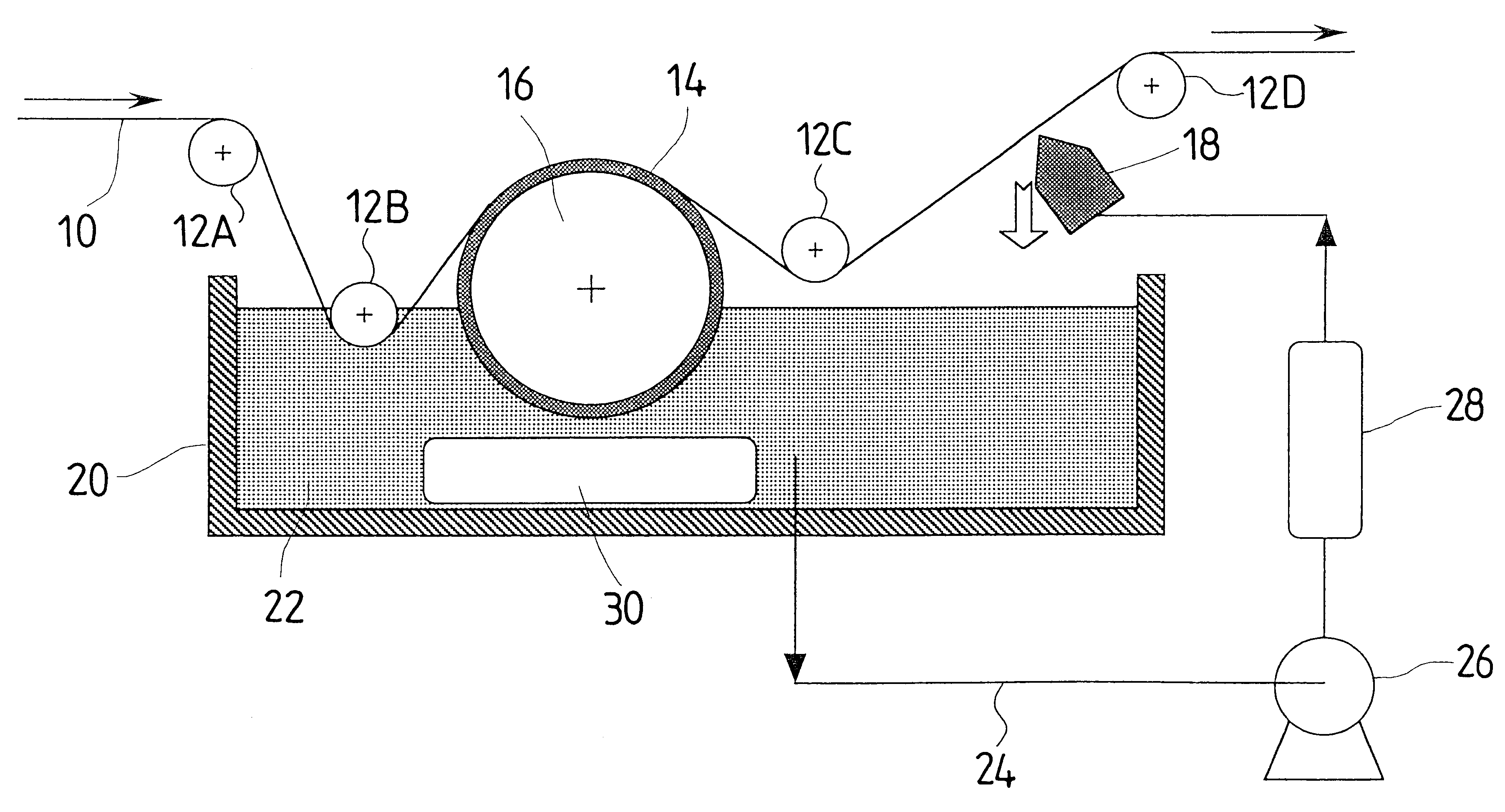 Web particle removal method and apparatus