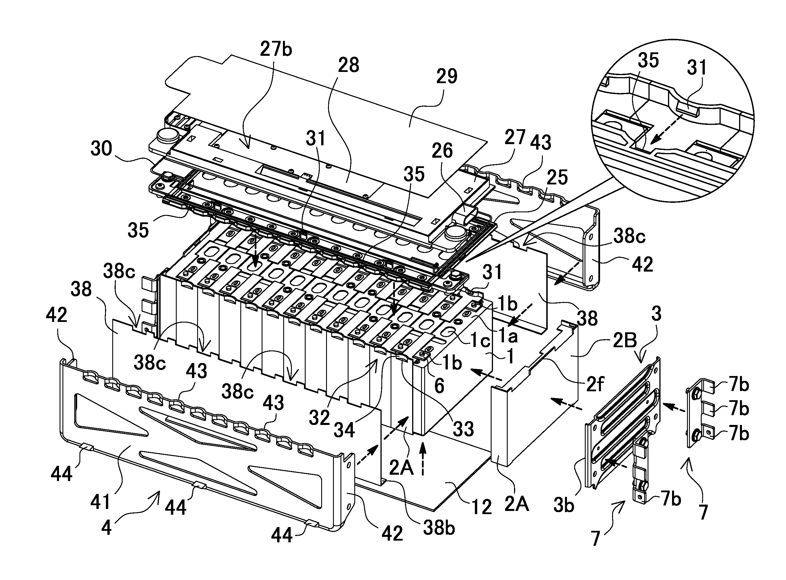 Power source apparatus, and vehicle and power storage device equipped with that power source apparatus