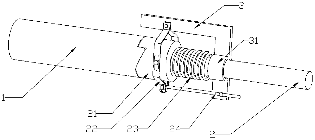 Mechanical clutch for potato harvester