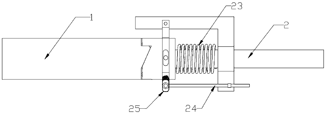 Mechanical clutch for potato harvester