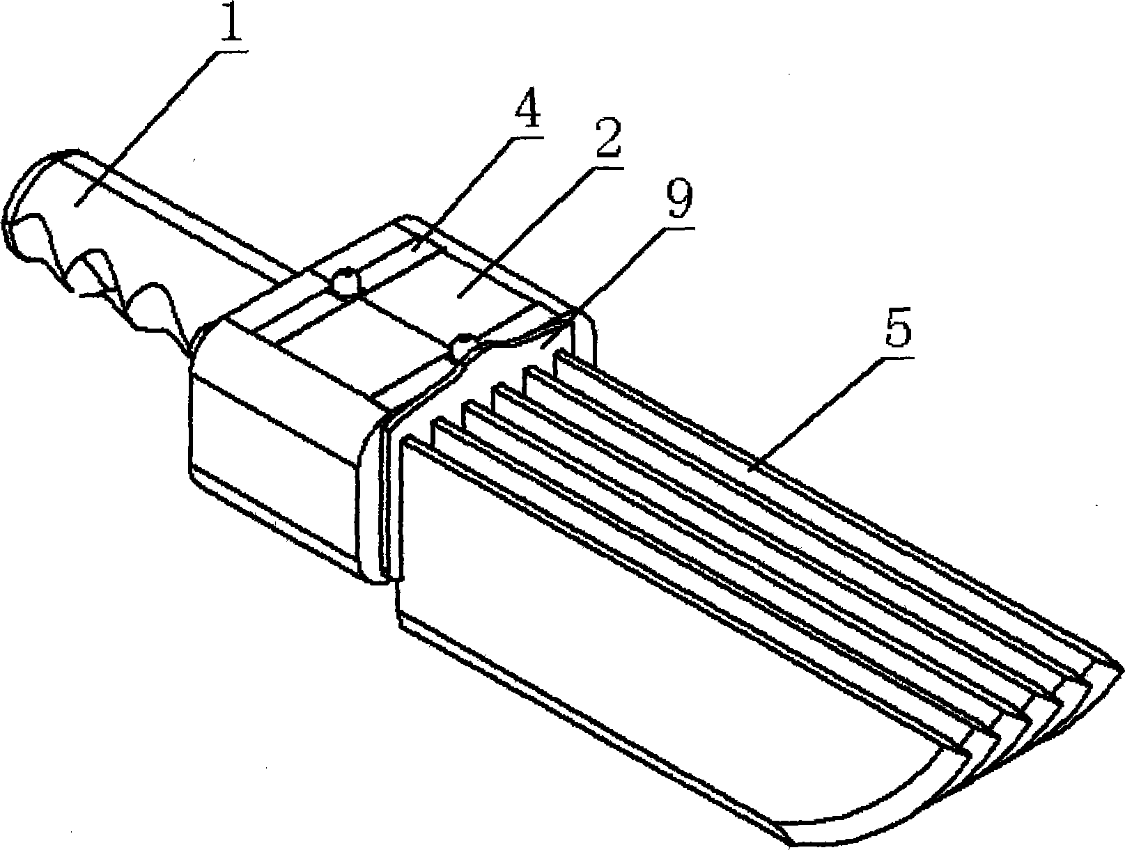 Novel slicing and shredding knife