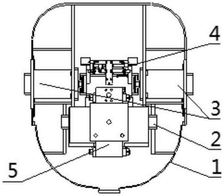 Single-cylinder bolt telescopic device and crane