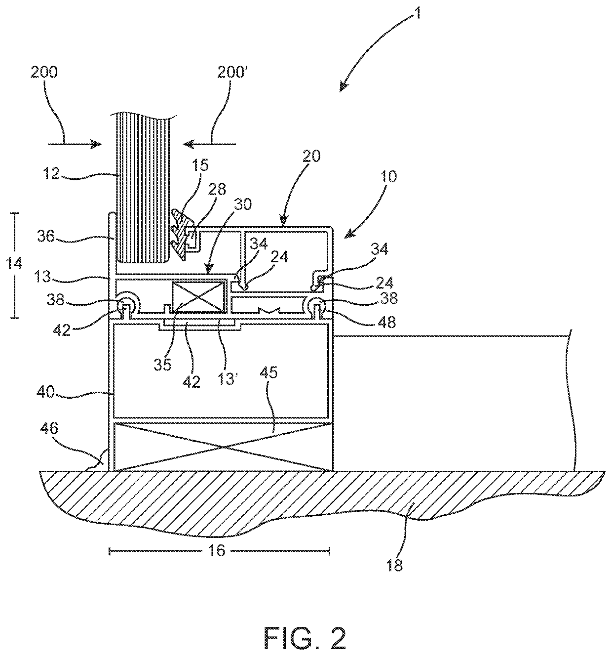 Frame assembly for windows and sliding doors