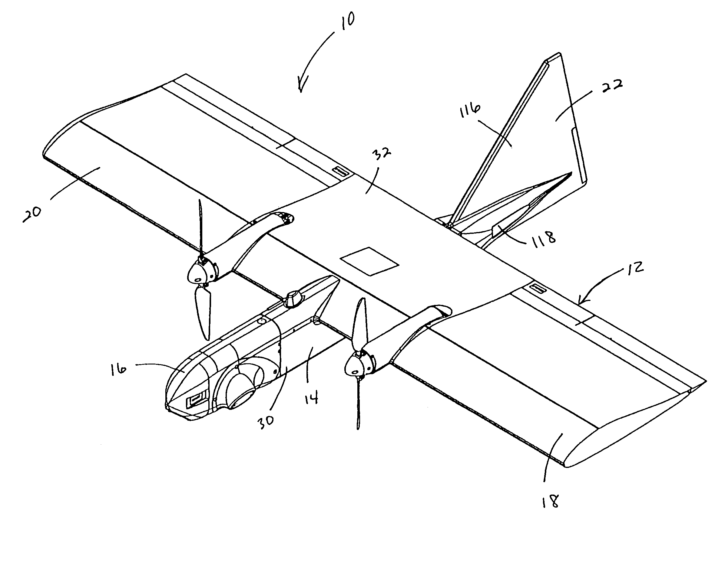 Autonomous, back-packable computer-controlled breakaway unmanned aerial vehicle (UAV)