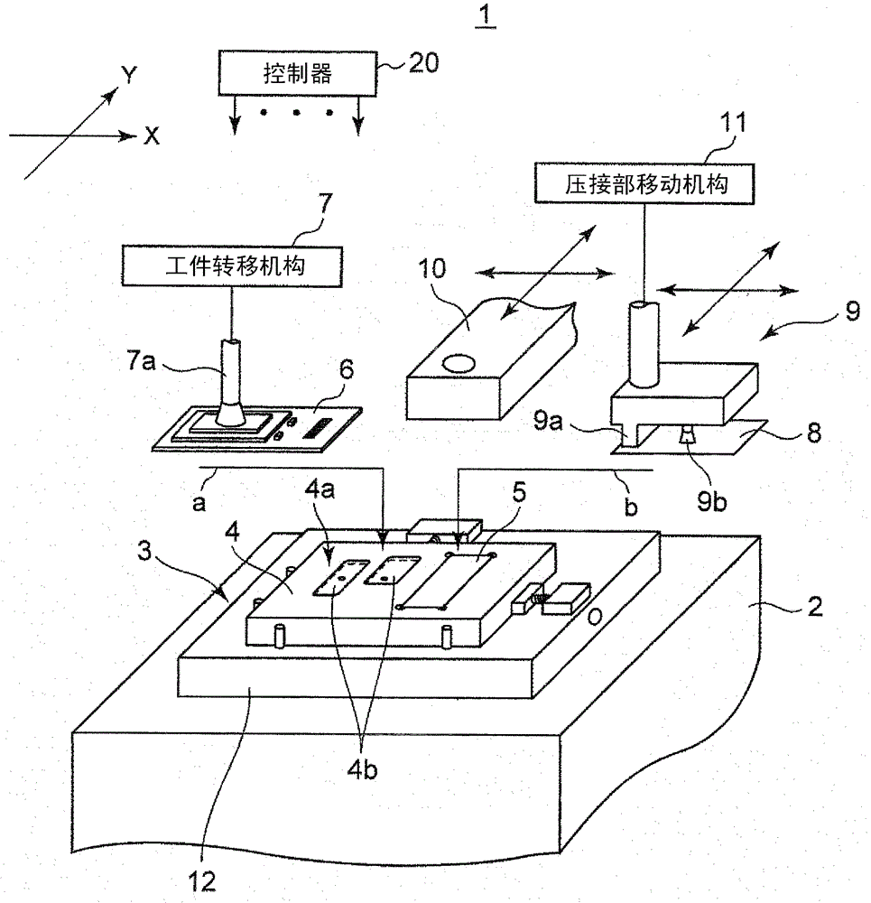 Substrate backing device and substrate thermocompression bonding device