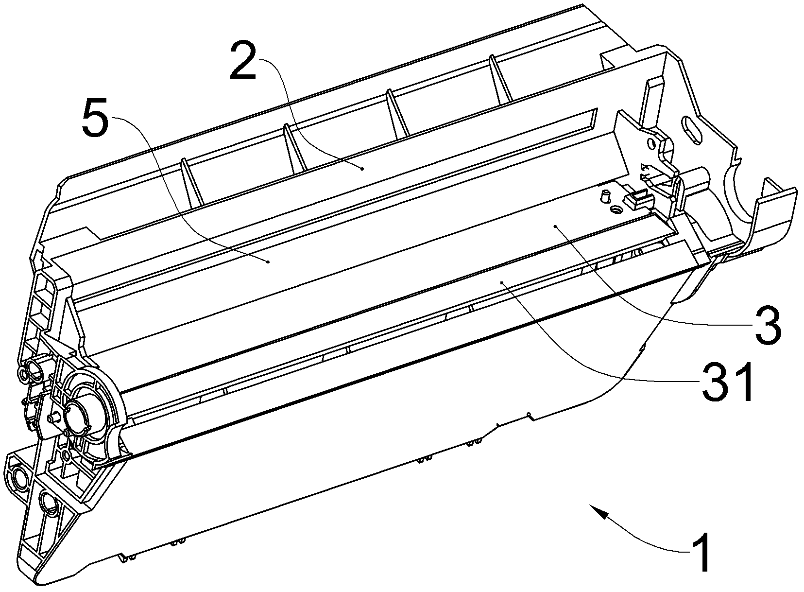 Sealing structure of powder box