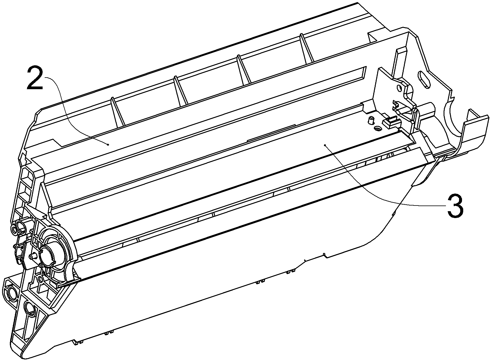 Sealing structure of powder box