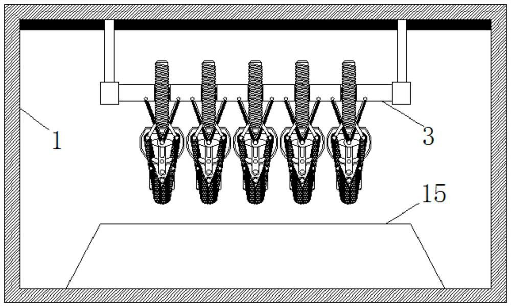 Automatic batched rapid shearing equipment for LED lamp pins