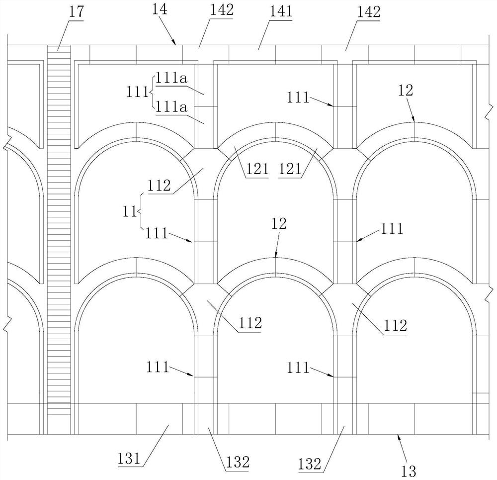 Fabricated roadbed slope protection structure and construction method