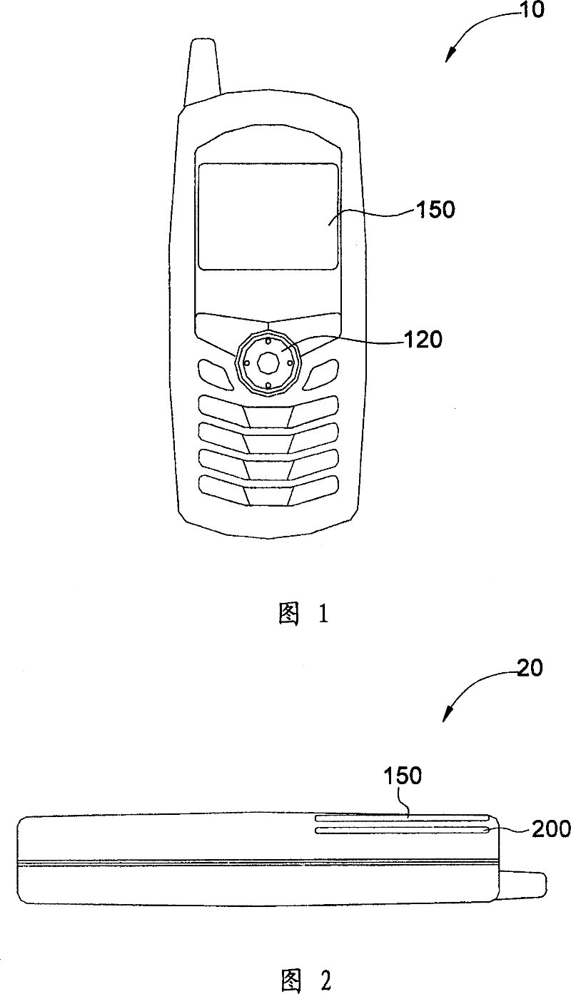 Manual electronic device and inputting method thereof