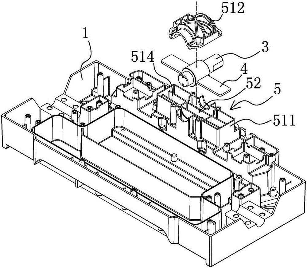 Control rod steering reset structure of electric balance car