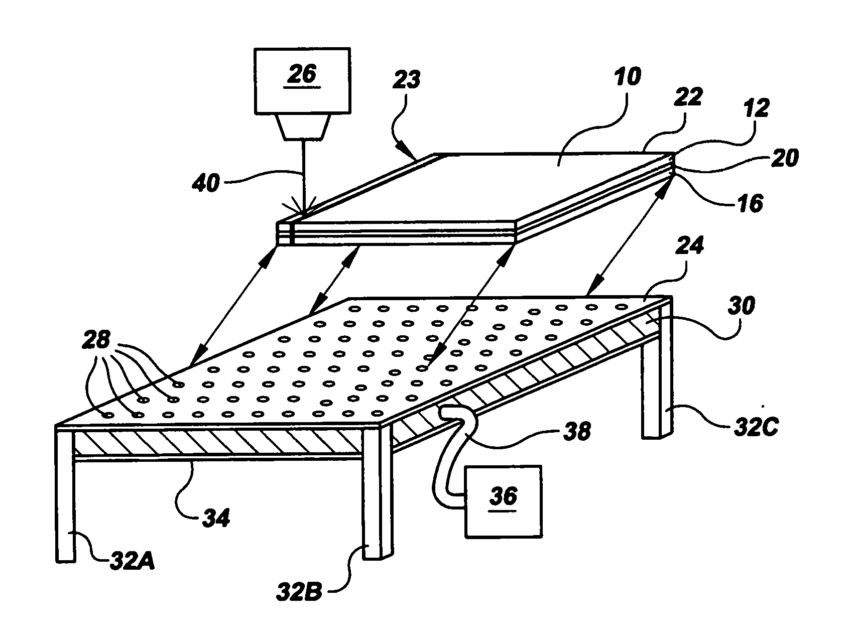 Method of manufacture of a chromogenic panel