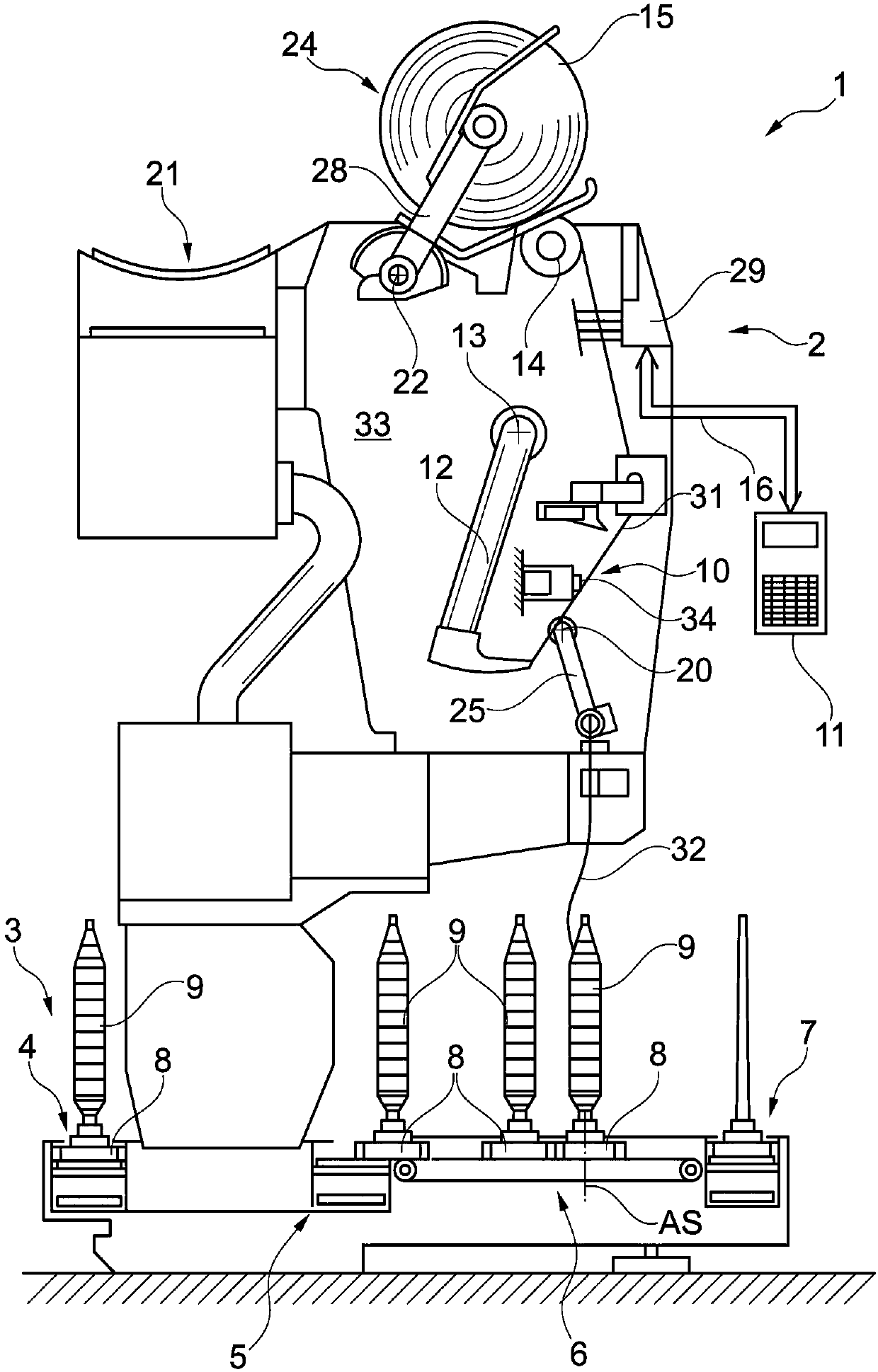 Yarn splicing device for a workstation of a textile machine producing cross-wound bobbins
