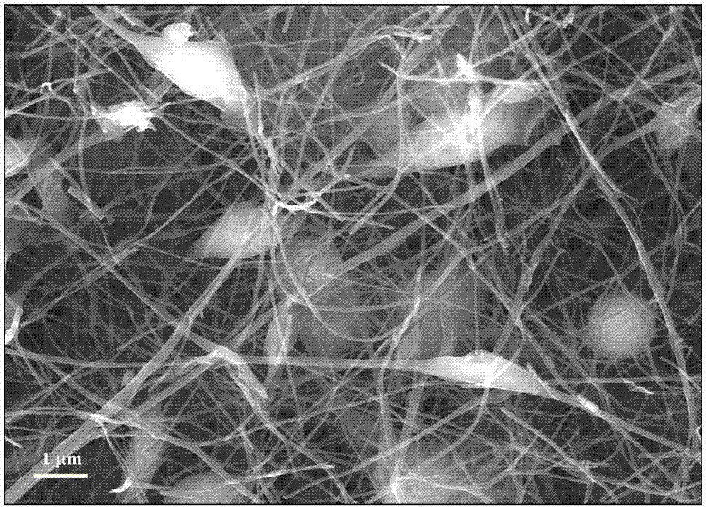Method for preparing graphene/carbon nanotube/carbon nanofiber membrane ternary composite capacitive demineralization electrode
