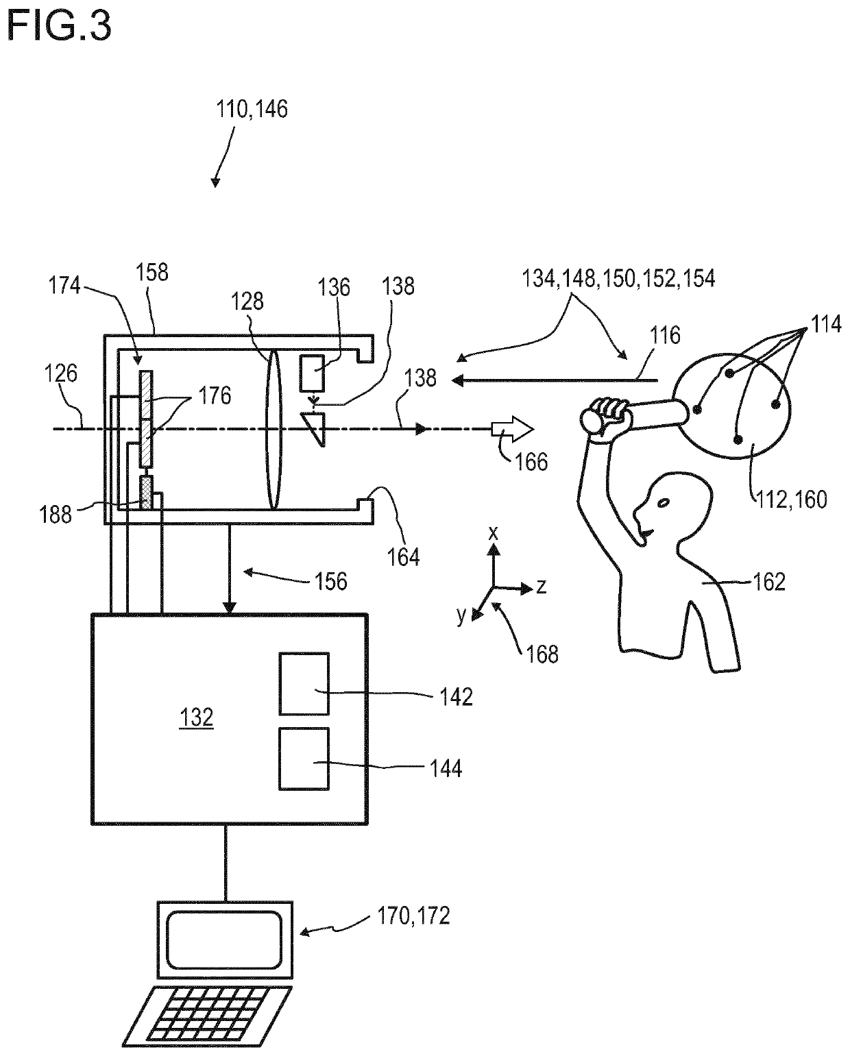 Detector for optically detecting at least one object