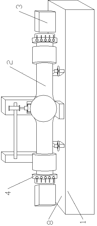 Improved forklift drive axle test board and testing method thereof