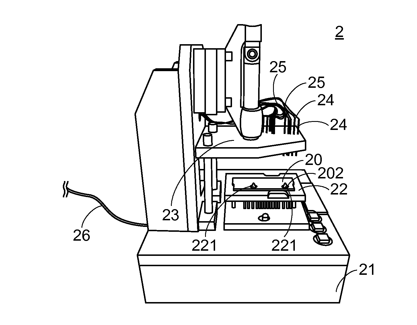 Testing device