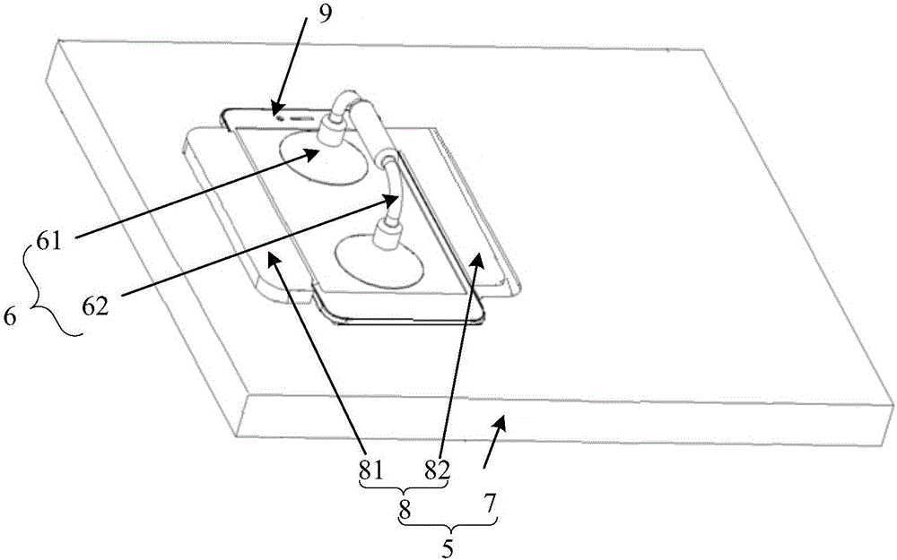 Disassembly device for touch screen