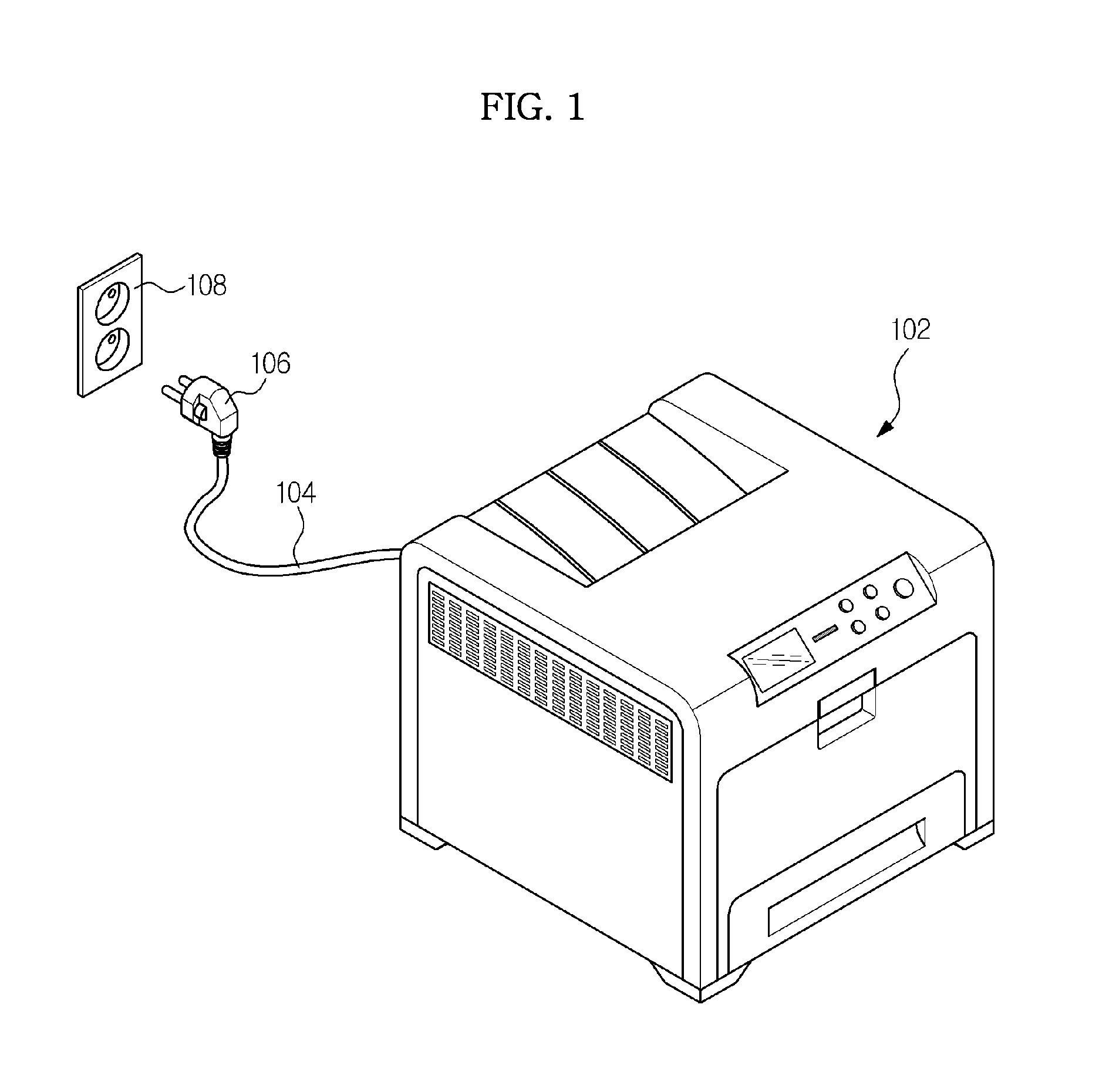 Discharging circuit, image forming apparatus having the discharging circuit, and power supply unit