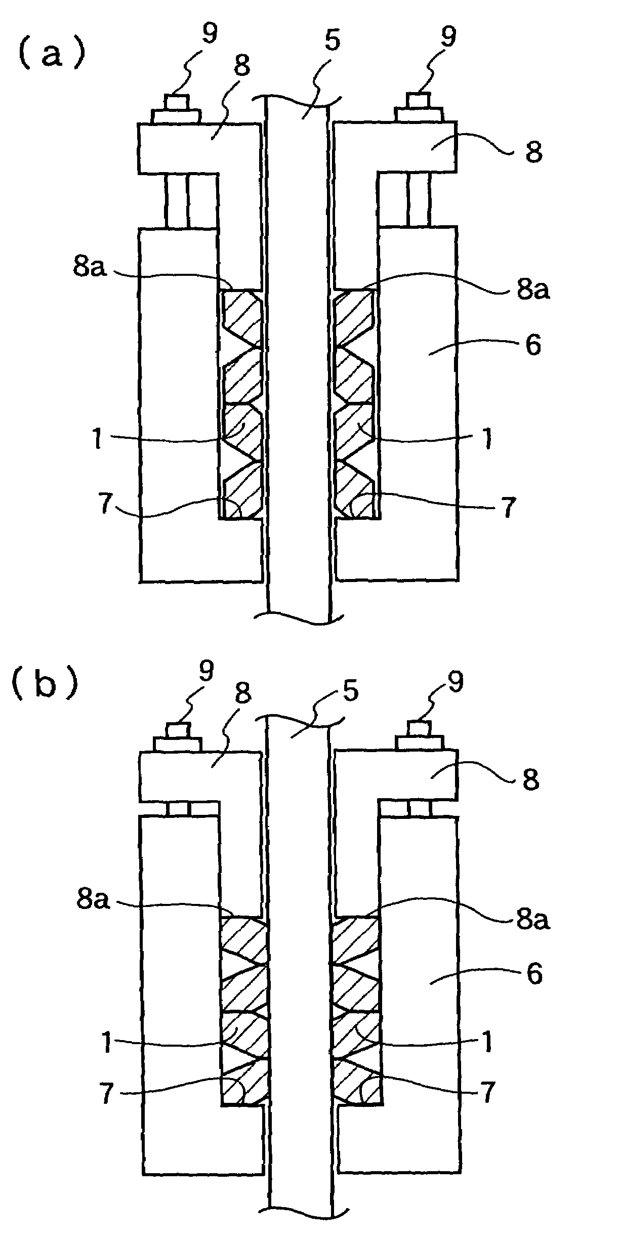Gland packing and sealing apparatus comprising it