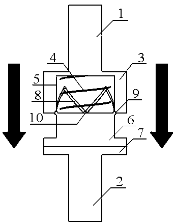 Rotating contact structure of vacuum arc-extinguishing chamber suitable for capacitive load switching