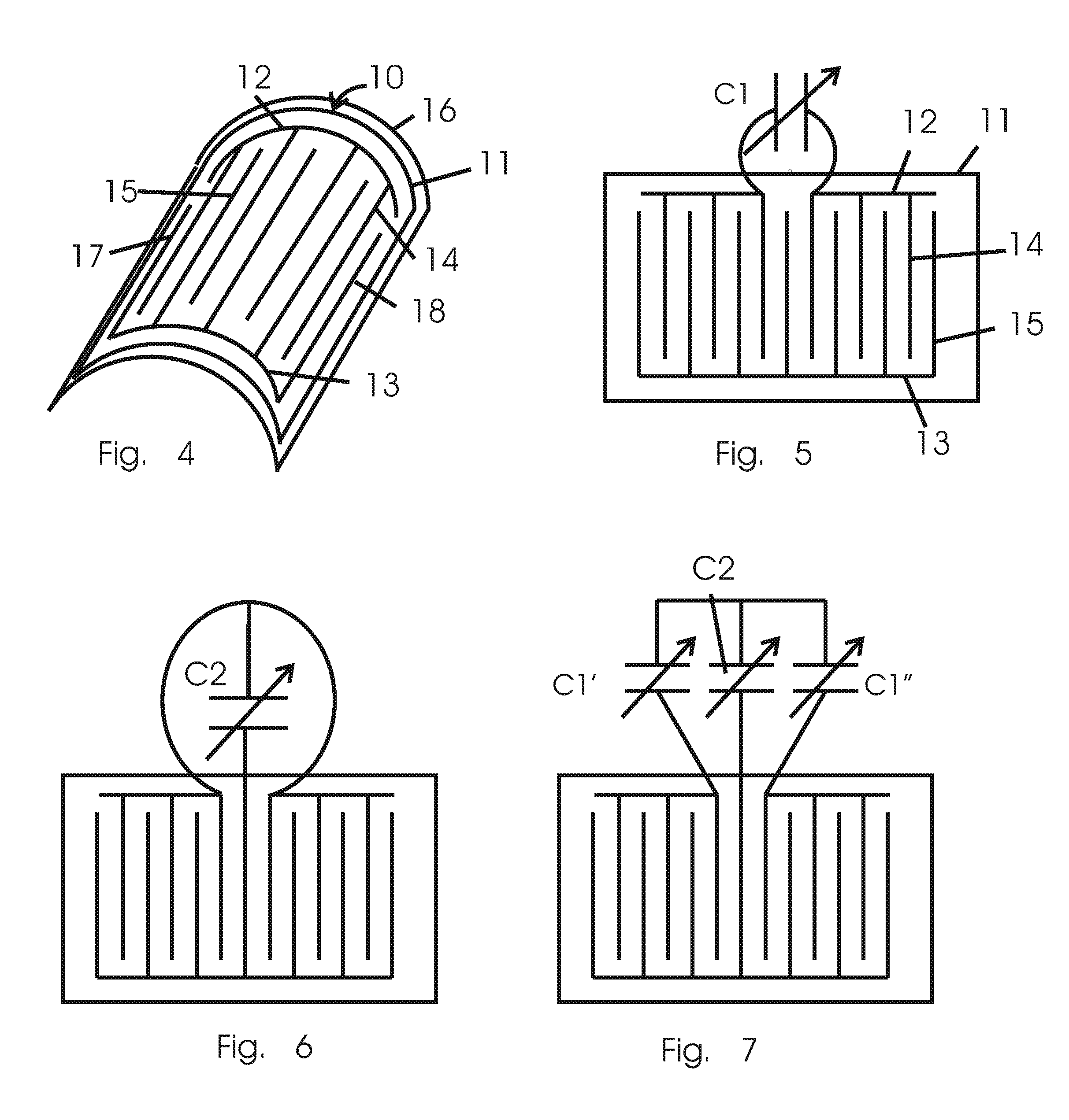 Millipede surface coils