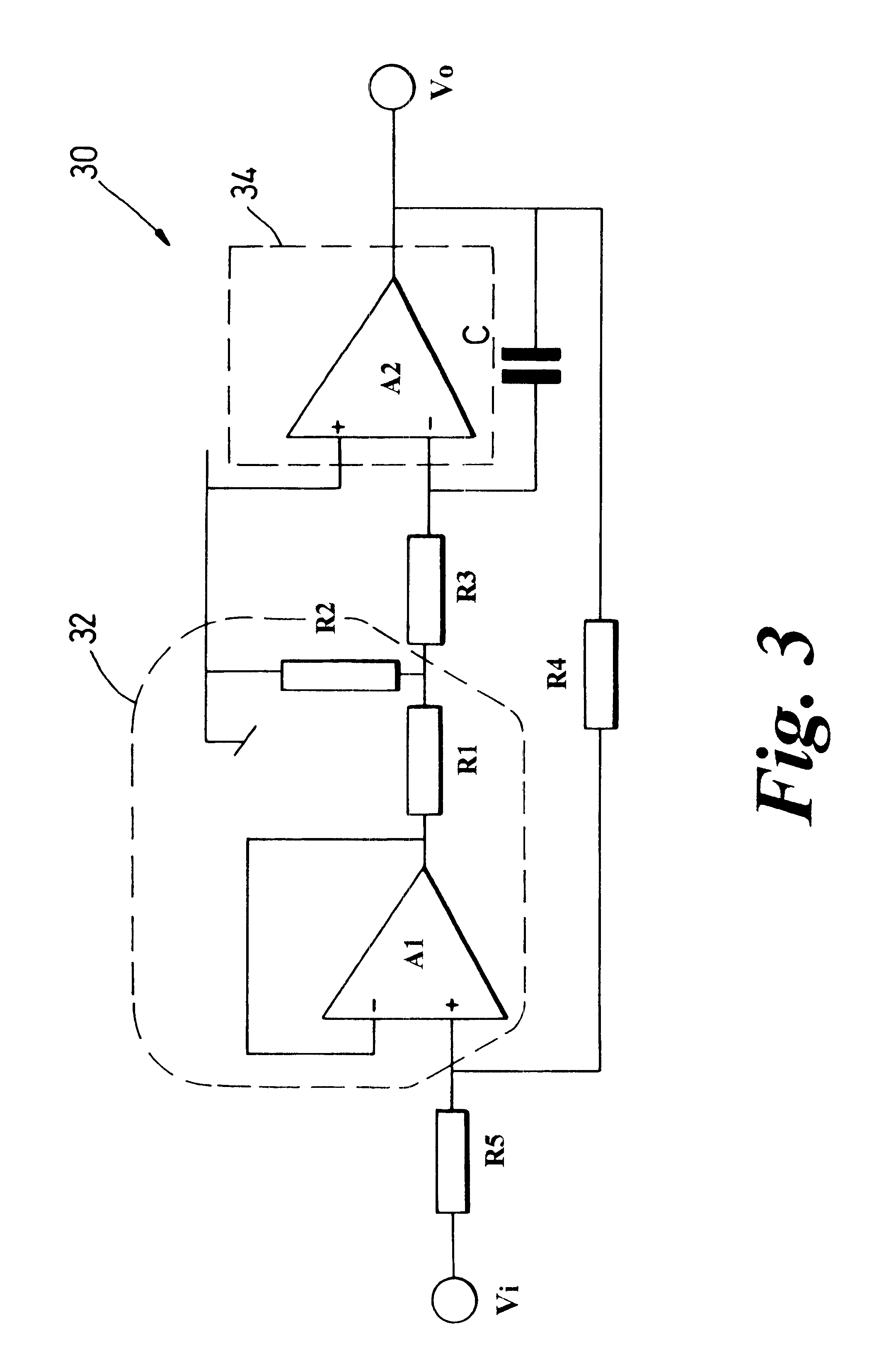 Fully integrated long time constant integrator circuit